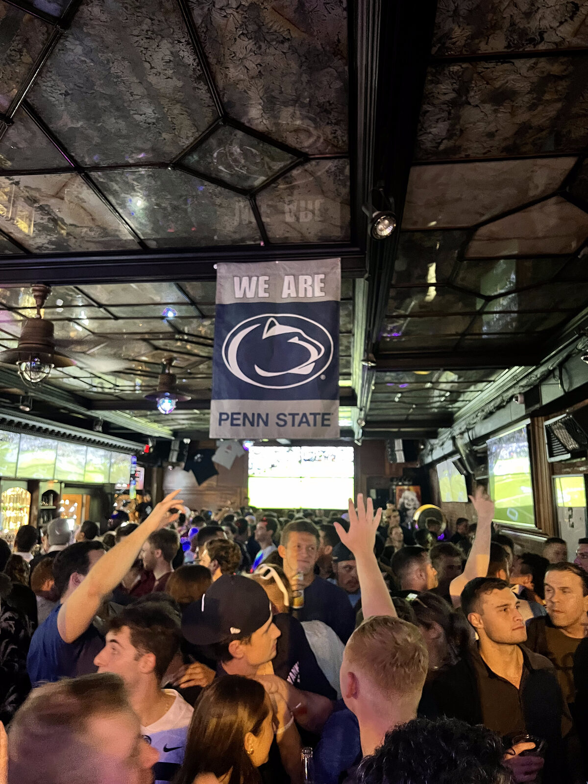 Packed crowd at Texas Arizona for Penn State game day