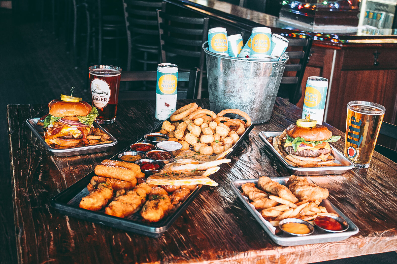 Loaded appetizer spread