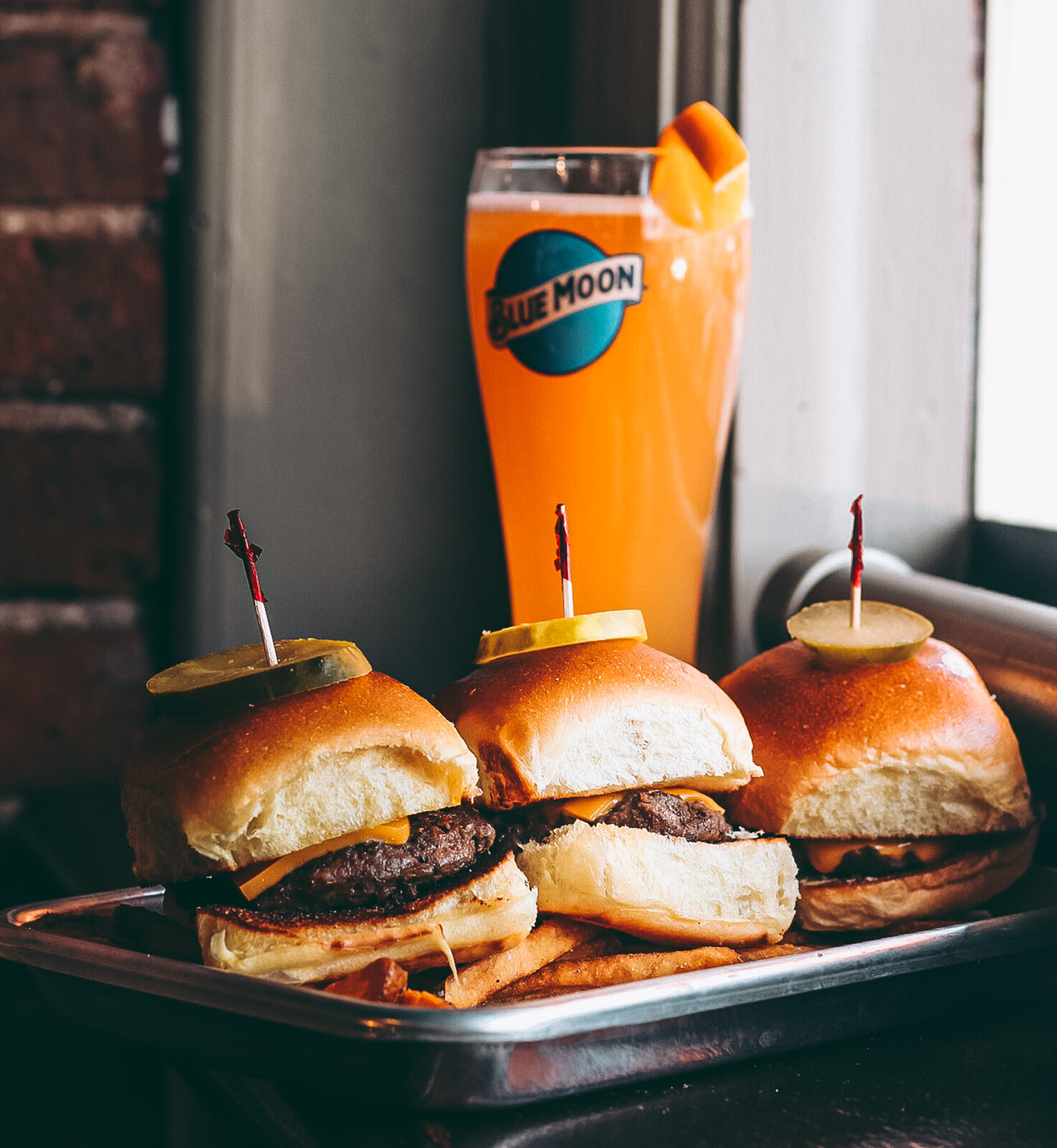 Sliders and a Blue Moon at Texas Arizona